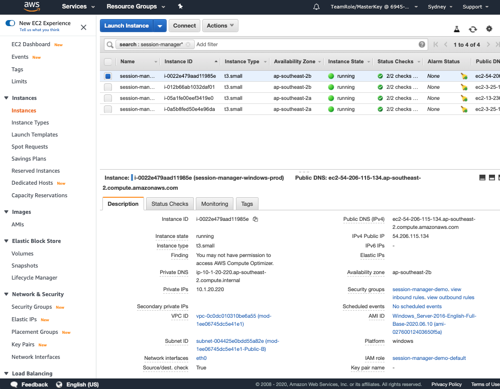 aws session manager